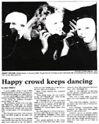 Happy crowd keeps dancing - Nelson Mail, 1 January 2002