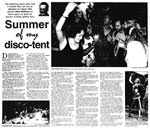 Summer of my disco-tent - Nelson Mail, 12 January 2002