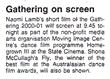 Gathering on screen - Nelson Mail, 12 September 2000